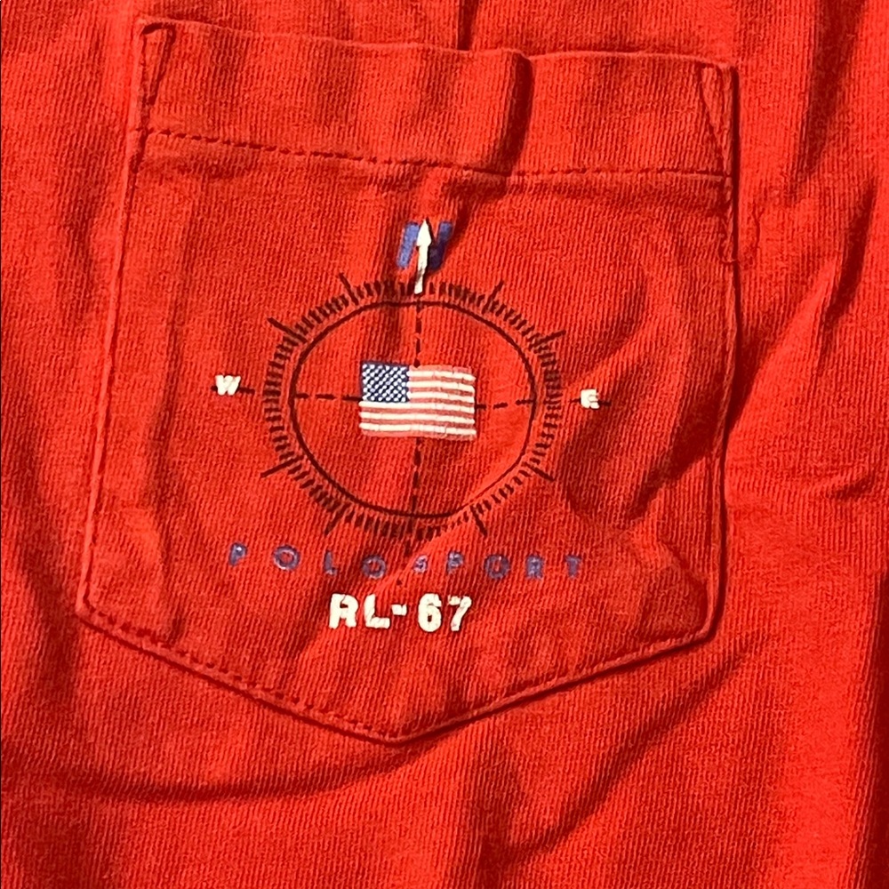 Polo Sport Ralph Lauren Rl-67 Marine Systems Vintage Us-67 T Shirt Mens Large View 2